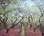 Клод Моне Фруковый сад в цвету 1879г